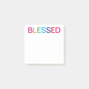 Bloco De Notas Bendito Multi Colorido