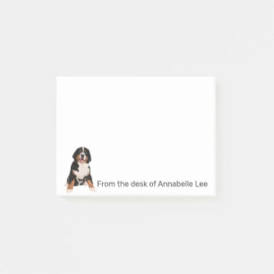 Bloco De Notas Bernese Mountain Dog Personaliza