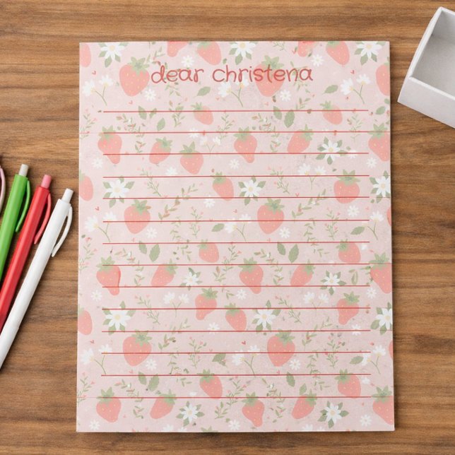 Bloco De Notas Berry First Birthday Time Capsule Notepad (Criador carregado)
