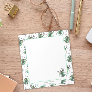 Bloco De Notas Besouro de Apreciação de Professores Bonitos