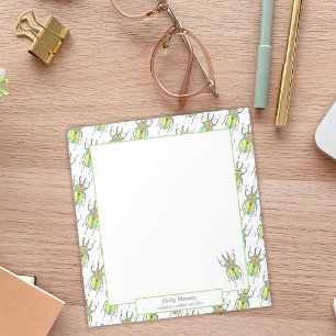 Bloco De Notas Besouros de Apreciação do Professor