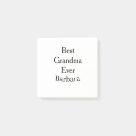 Bloco De Notas Best Grandma ever name date simple mothers day min