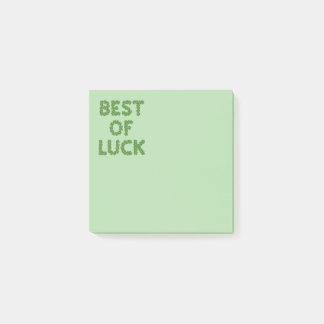 Bloco De Notas Best of Luck Clovers Greeting