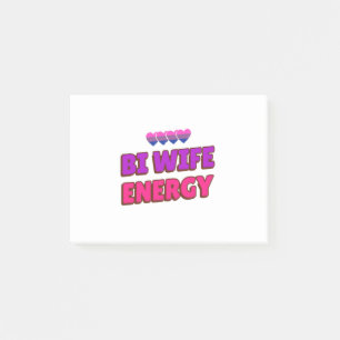 Bloco De Notas Bi Wife Energy