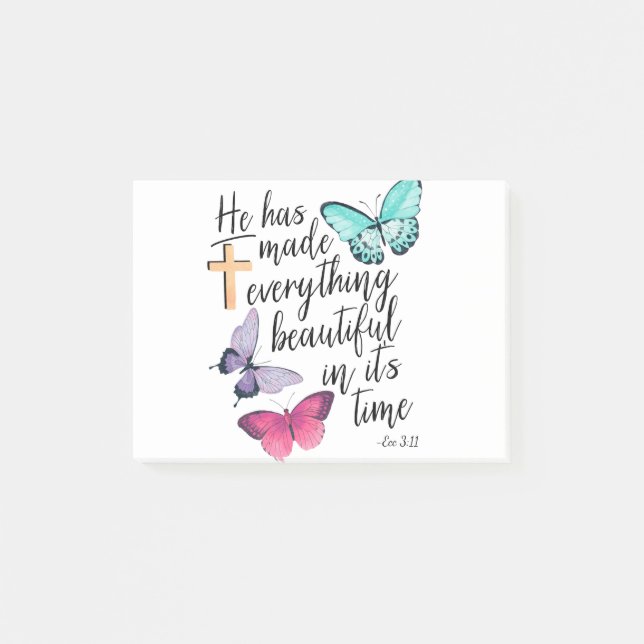 Bloco De Notas Bíblia Versa Escritura Ecc (Frente)