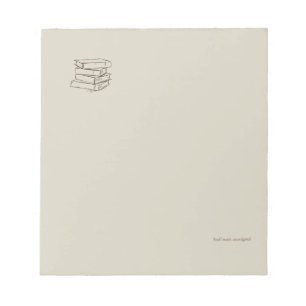 Bloco De Notas Biblioteca Dark Academia - Livros Vintage Minimali