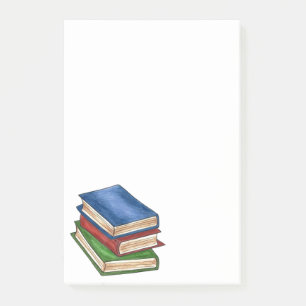 Bloco De Notas Biblioteca de Livros Professora Leitor de Bibliote