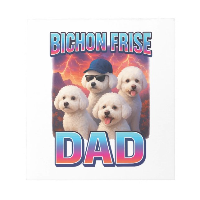 Bloco De Notas Bichon Frise (Frente)