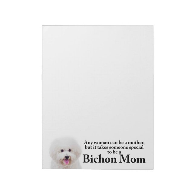 Bloco De Notas Bichon Mãe Notepad (Invertido)