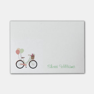 Bloco De Notas Bicicleta bonito almofada de nota personalizada do