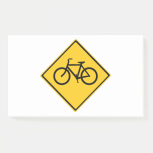 Bloco De Notas Bicicleta de Sinal de Estrada