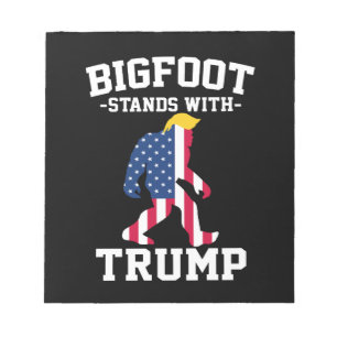 Bloco De Notas Bigfoot Com Eleições Trump 2024