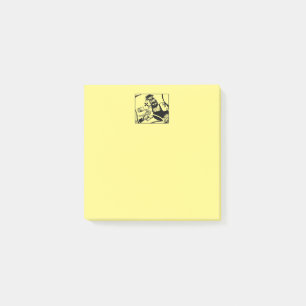 Bloco De Notas Biker 3x3 pontas amarelas