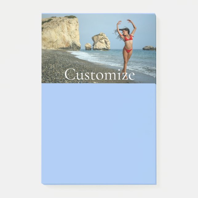 Bloco De Notas Bikini Model Dancing Thunder_Cove (Frente)