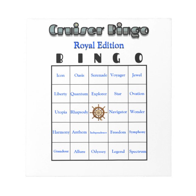 Bloco De Notas Bingo Real (Frente)