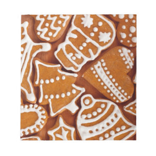 Bloco De Notas Biscoitos de pão de Natal