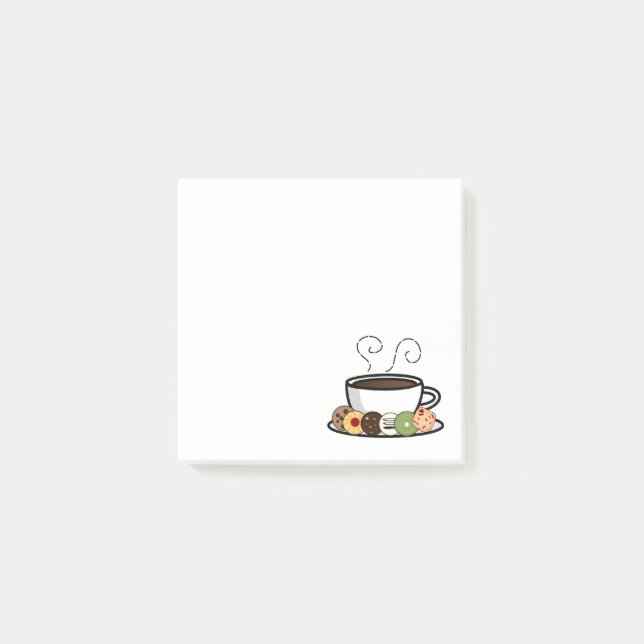Bloco De Notas Biscoitos e café (Frente)