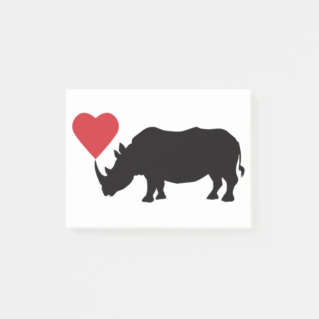 Bloco De Notas Black-Rhino-with-Heart (Frente)
