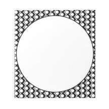 Black White Modern Geometric Art Deco