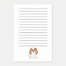 Bloco De Notas Blenheim Cavalier King Charles Spaniel