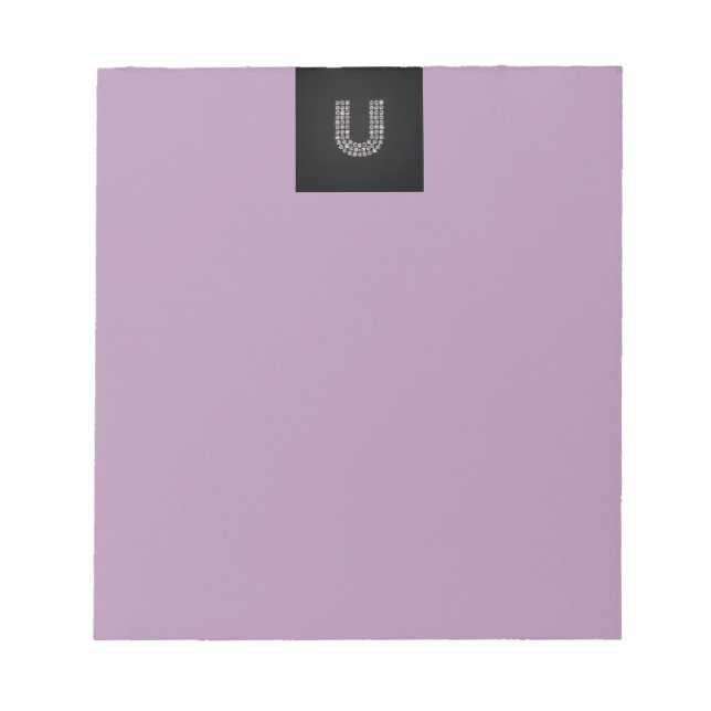 Bloco De Notas bling - U (Frente)