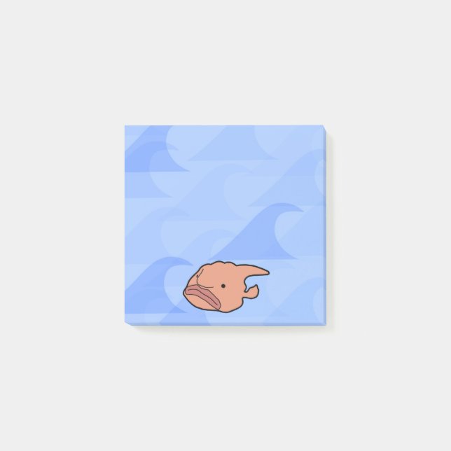 Bloco De Notas Blobs de Peixe Notas Adhesivas (Frente)