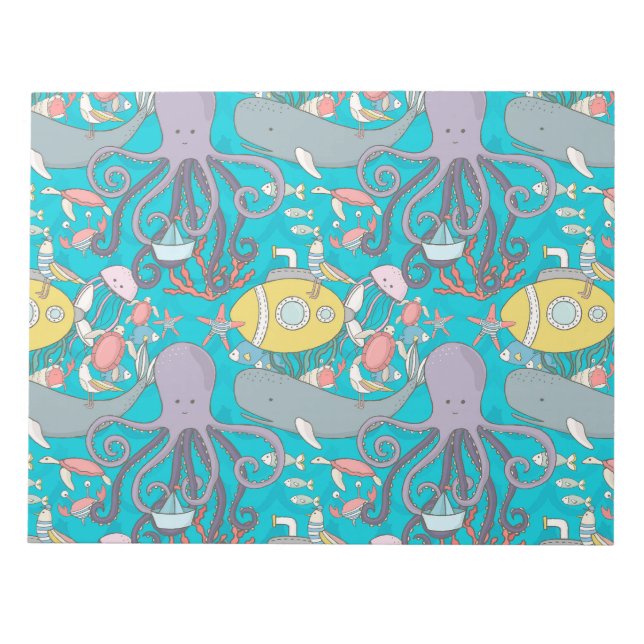 Bloco De Notas Bloc de notas UNDER THE SEA (Frente)