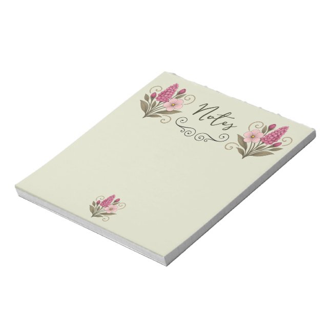 Bloco De Notas Bloc-notes Delicate Flower Notepad (Invertido)