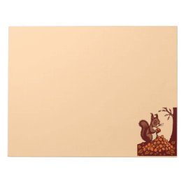 Bloco De Notas 🐿️ Bloc-Notes Écureuil d'Automne – Papeterie📝