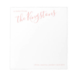 Bloco De Notas Bloco de Anotações do Script de Nome da Família, R