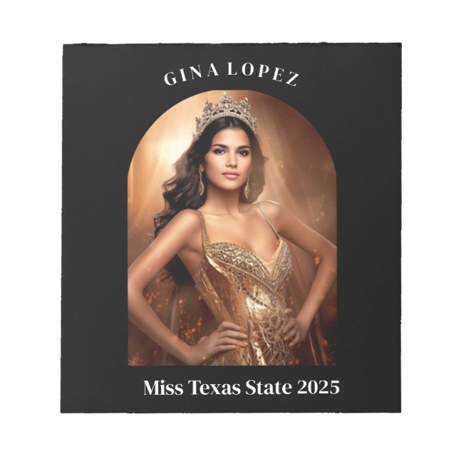 Bloco De Notas Bloco de Autógrafos de Concurso (Frente)