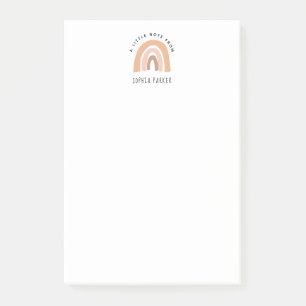 Bloco De Notas Bloco de Papel das Raparigas Rainbow