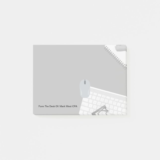 Bloco De Notas Blocos De Anotações Personalizados Do Office Stick (Frente)