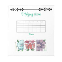 blocos de flores para placar de mahjong