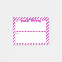 Blocos de Notas Adesivos AM/PM Make It Happen – Li