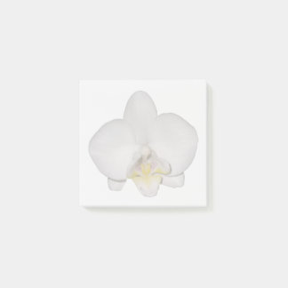 Bloco De Notas Blocos de Notas Adesivos Orquídea Branca