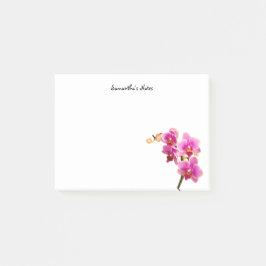 Bloco De Notas Blocos de Notas Adesivos Orquídea Roxa