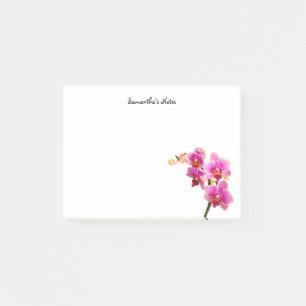 Bloco De Notas Blocos de Notas Adesivos Orquídea Roxa