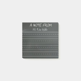 Bloco De Notas Blocos de Notas Adhesivos Temáticos de Quadro Negr