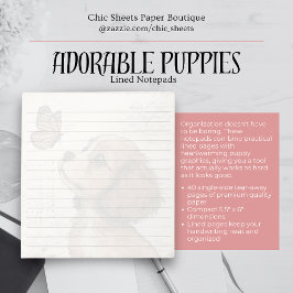 Bloco De Notas Blocos de Notas Adoráveis de Cachorrinhos