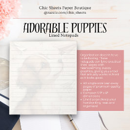Bloco De Notas Blocos de Notas Adoráveis de Cachorrinhos