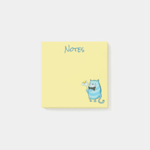 Bloco De Notas Blocos de Notas Autoadesivos Cat & Daisy