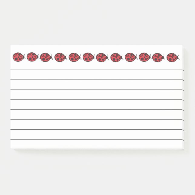 Bloco De Notas Blocos de Notas Autocolantes Joana-Flor Vermelho G (Frente)