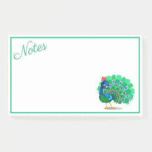 Bloco De Notas Blocos de Notas Coloridos de Pavão