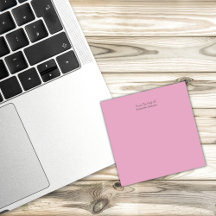 Blocos de Notas Cor-de-Rosa Personalizados