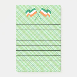 Bloco De Notas Blocos de Notas da Bandeira Irlandesa