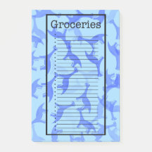 Blocos de Notas de Lista de Compras Dinossauro