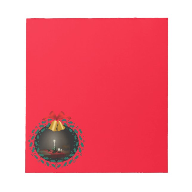 Bloco De Notas Blocos de Notas de Natal com Biscoitos Grátis - 40 (Frente)