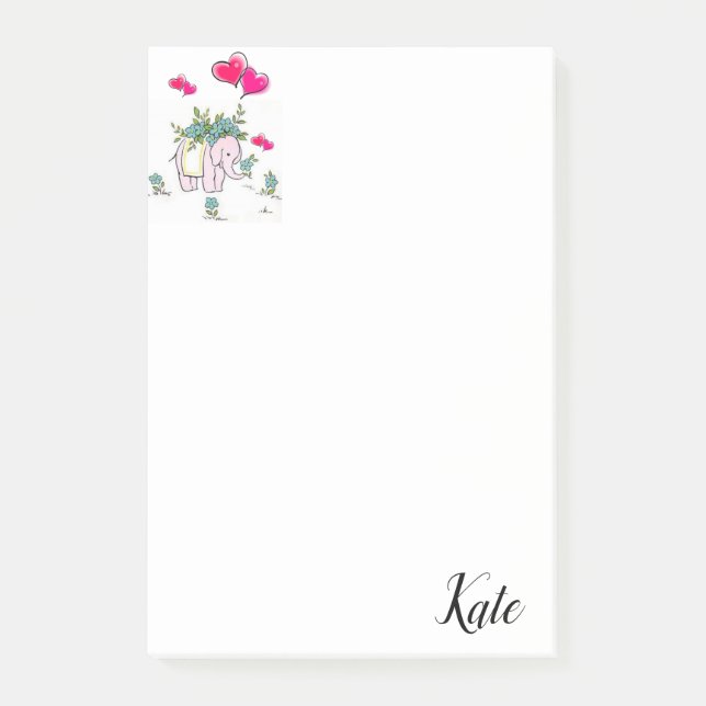 Bloco De Notas Blocos de Notas Elefante (Frente)