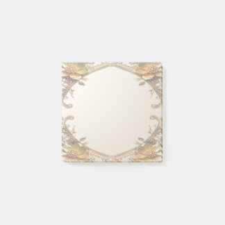 Bloco De Notas Blocos de Notas Elegantes com Moldura de Ouro